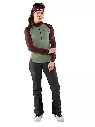 DYNAFIT | Camiseta de senderismo con cremallera para mujer Speed Polartec | olive